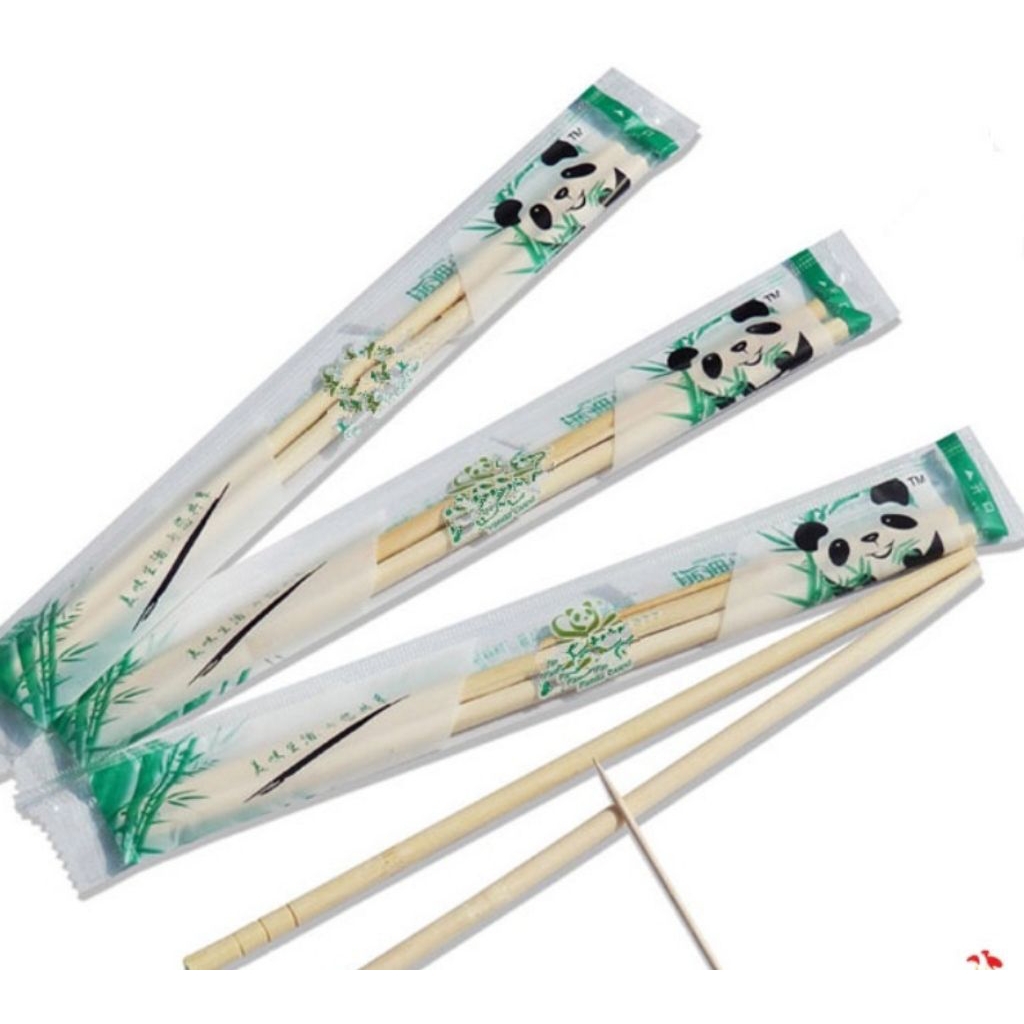 SUMPIT+TUSUK GIGI bambu 1 pack 50 pasang