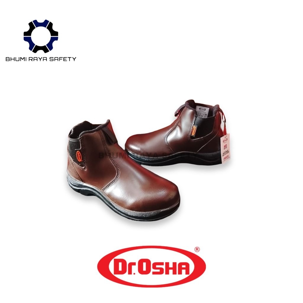 SEPATU SAFETY DR OSHA ORIGINAL PRINCIPAL 2222 ANKLE BOOT BROWN / SAFETY SHOES DR OSHA ORIGINAL 2222 