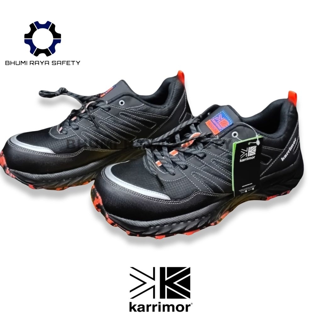 SEPATU SAFETY KARRIMOR ORIGINAL OUTSOLE MERAH / SAFETY SHOES KARRIMOR ORIGINAL OUTSOLE RED / INDOOR/