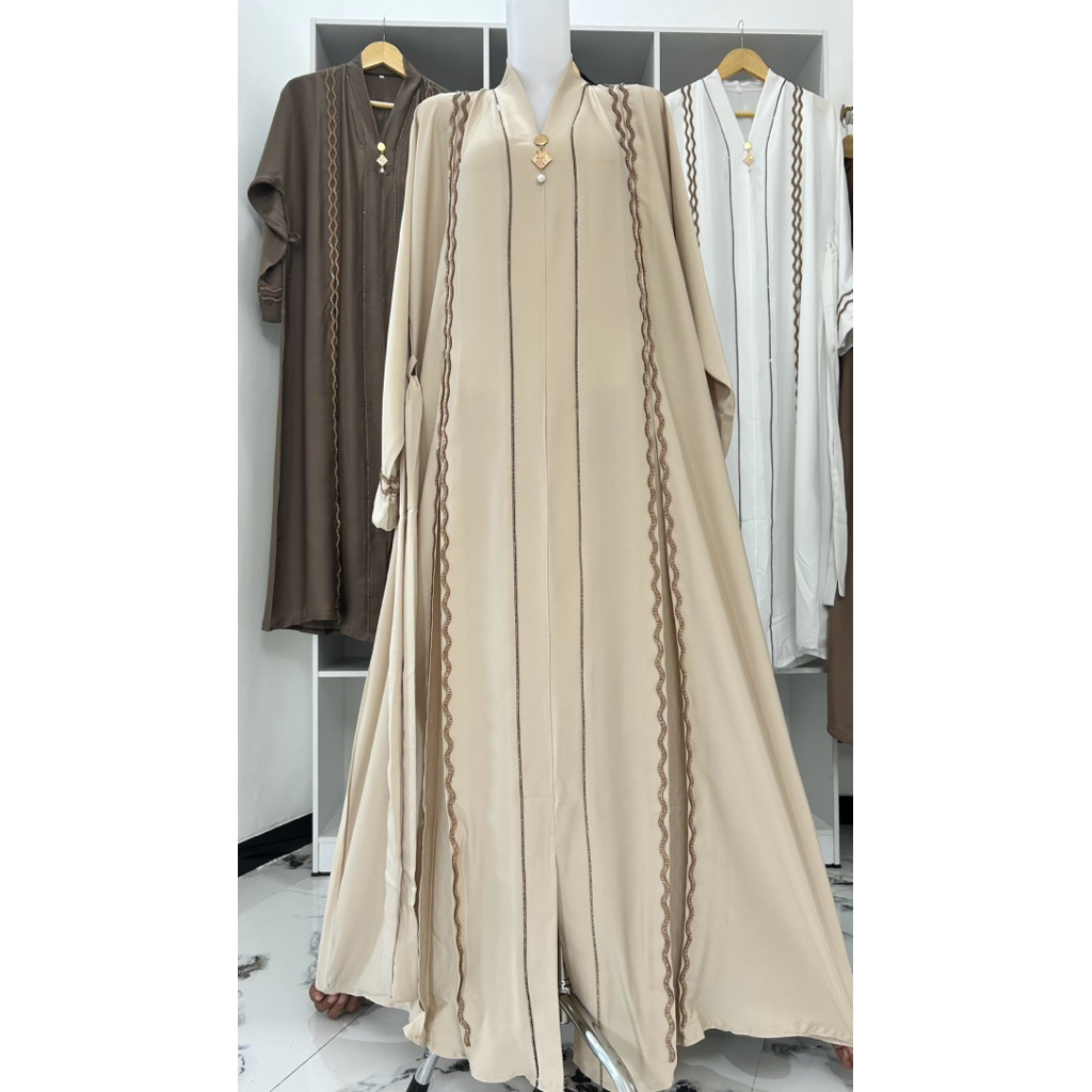 Abaya ORI Saudi Umbrella/ abaya terbaru ORI Saudi/ abaya viral terbaru