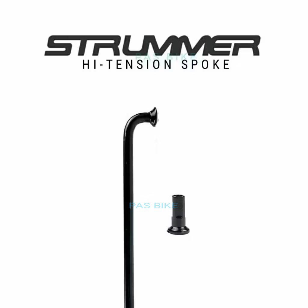 Jari 700c Stainless Hitam Ruji 278 Strummer