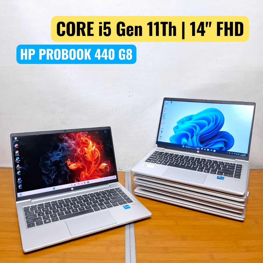 Laptop HP ProBook 440 G8 CORE i5 Gen 11th Mulus Bergaransi