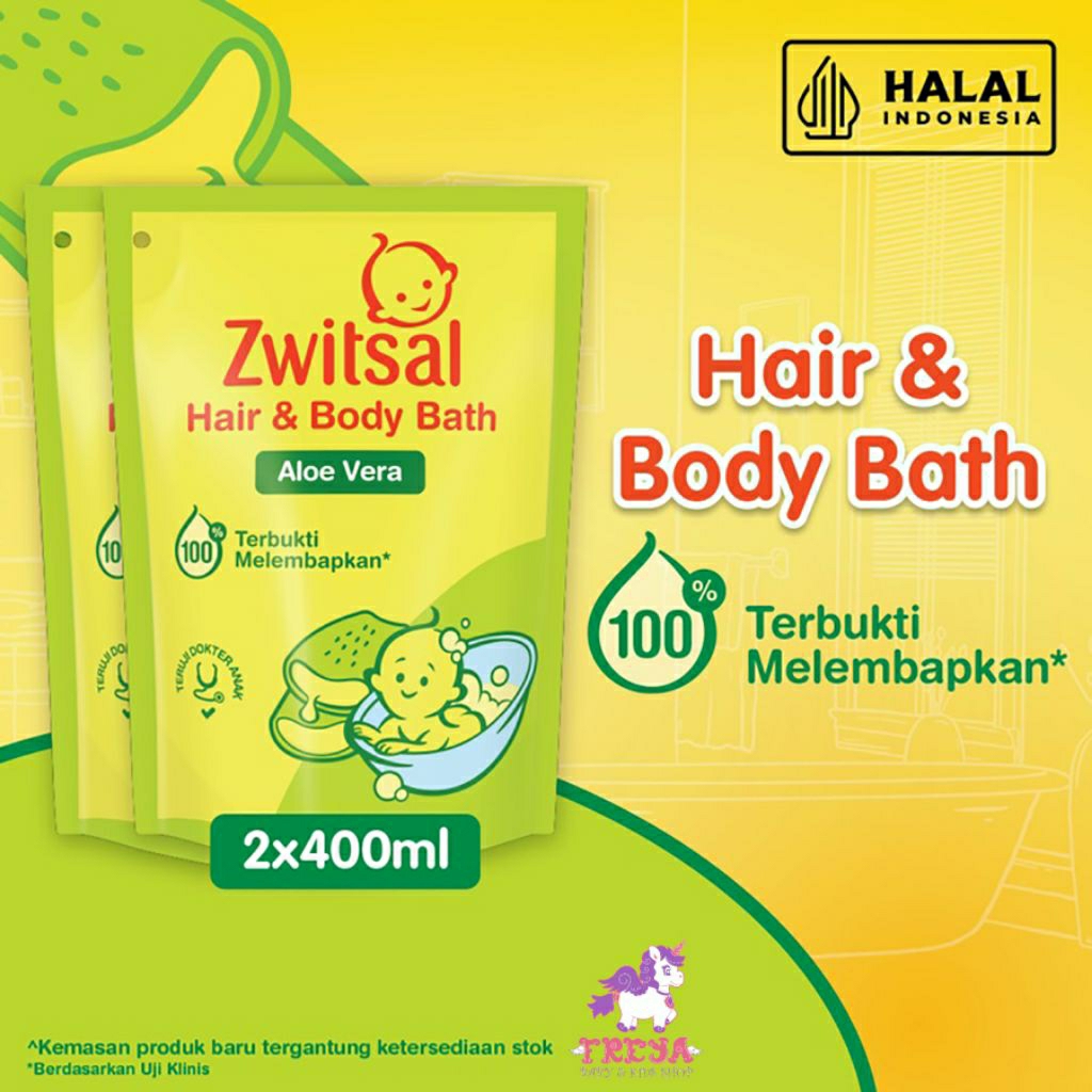 Zwitsal - Baby Bath Hair & Body 400 ml | Sabun+Shampoo