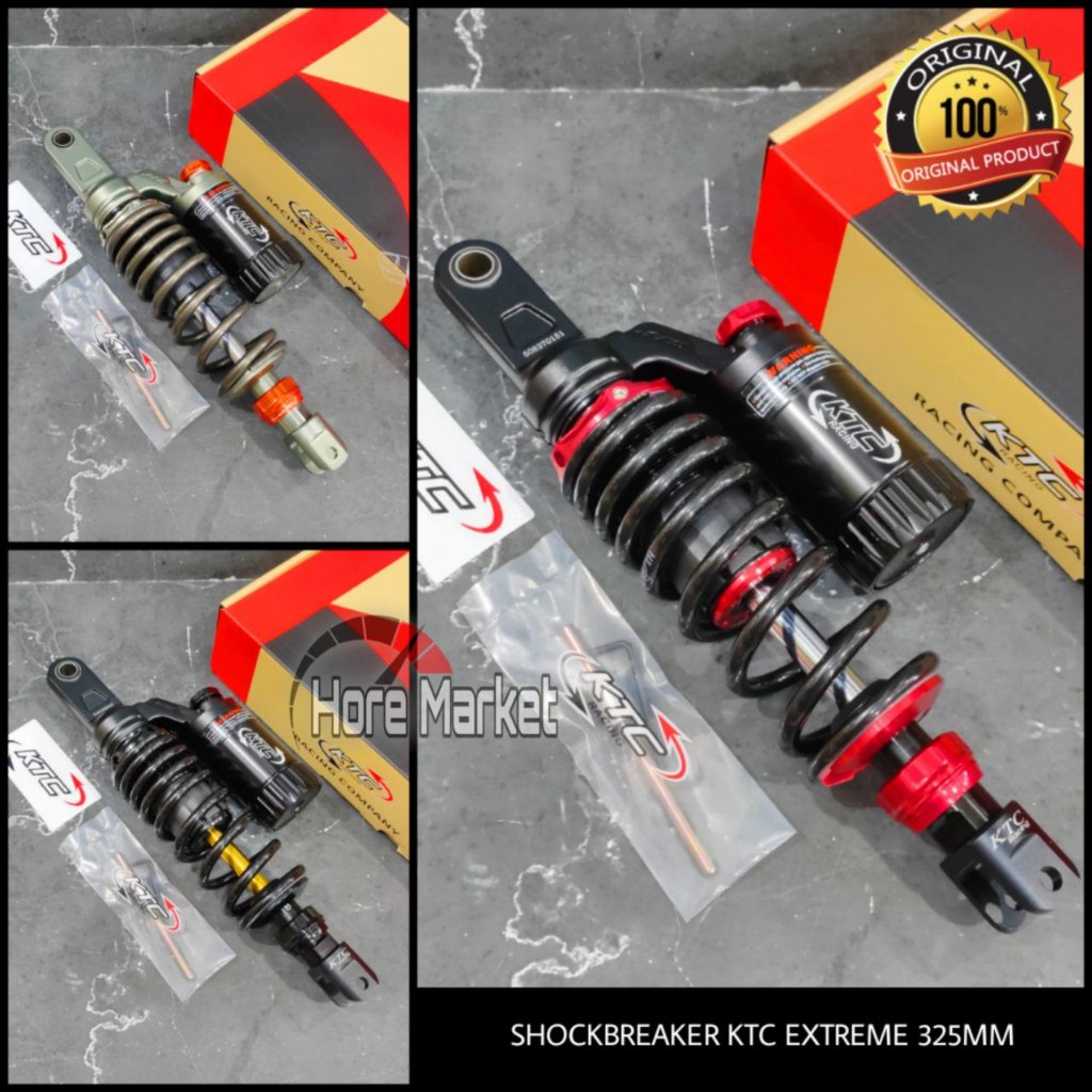 SHOCKBREAKER KTC EXTREME 325MM VARIO 125 150 NEW / OLD / LED KEYLESS / BEAT STREET ORI ORIGINAL 100%