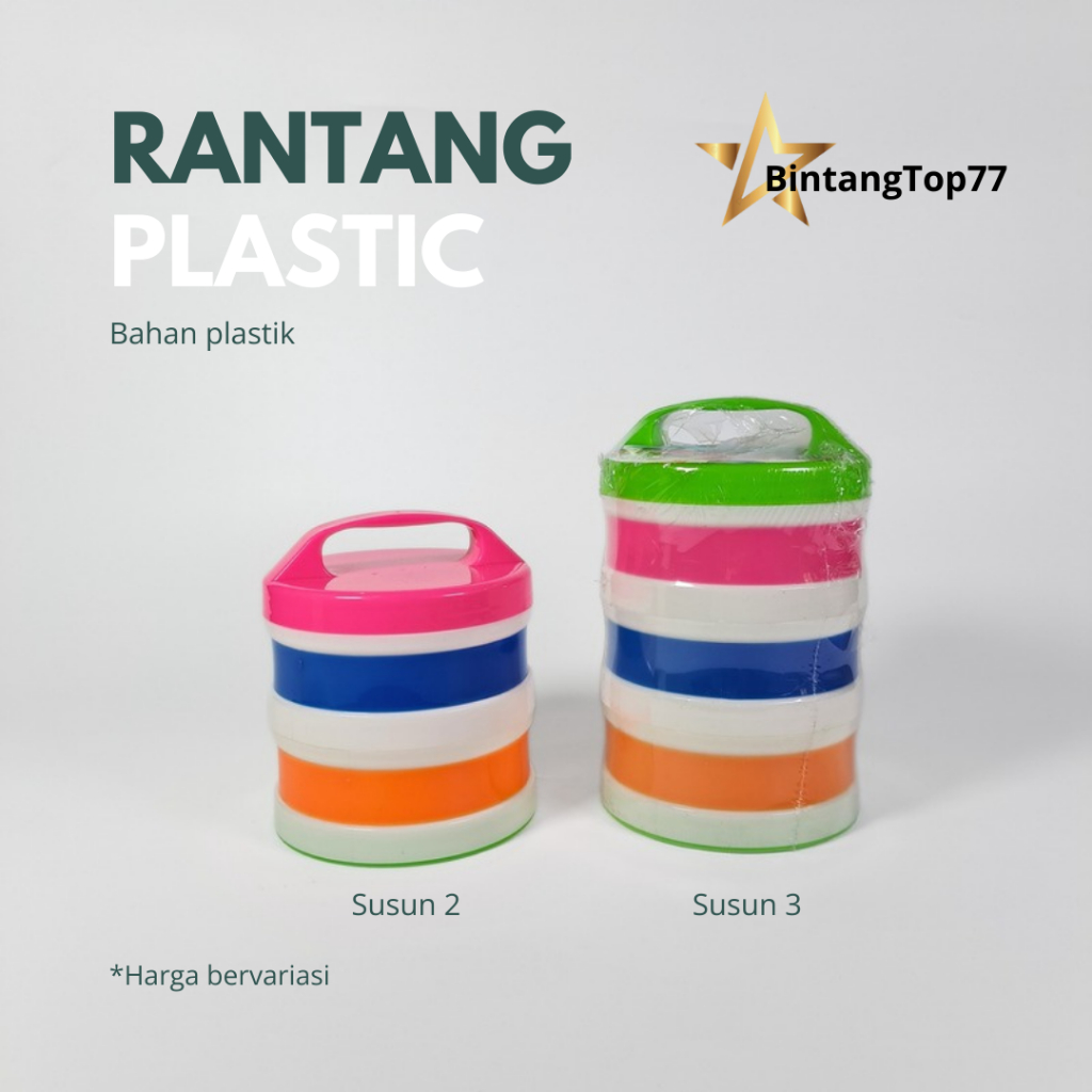 Rantang Mini Plastik Serbaguna Sonata Susun 2 dan Susun 3