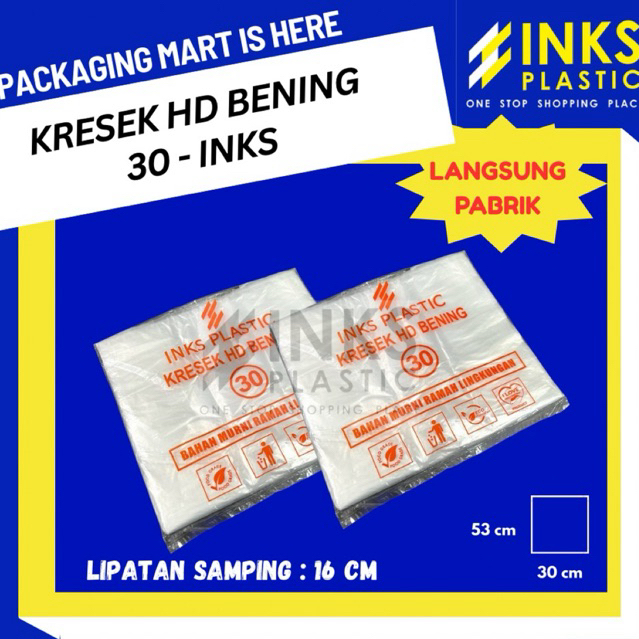 KRESEK HD BENING 30 KANTONG KRESEK BENING TRANSPARAN