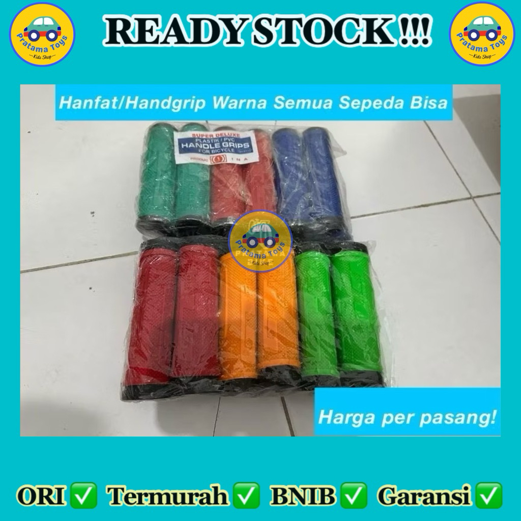 Hanfat Handgrip Hand Grip Sarung Stir Sepeda BMX MTB Model GT WARNA