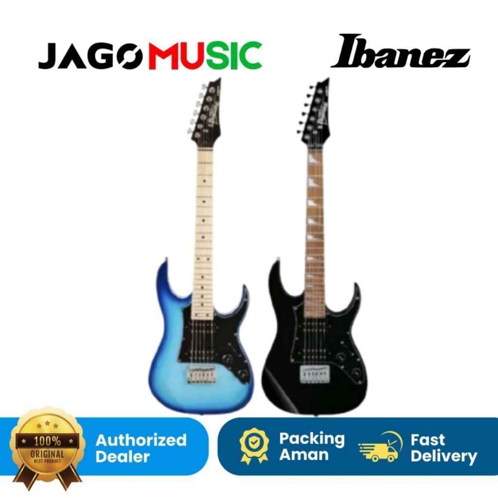 Gitar Ibanez GRGM21 Guitar Electric Ibanez GRGM 21 mikro Ibanez Gio - BKN
