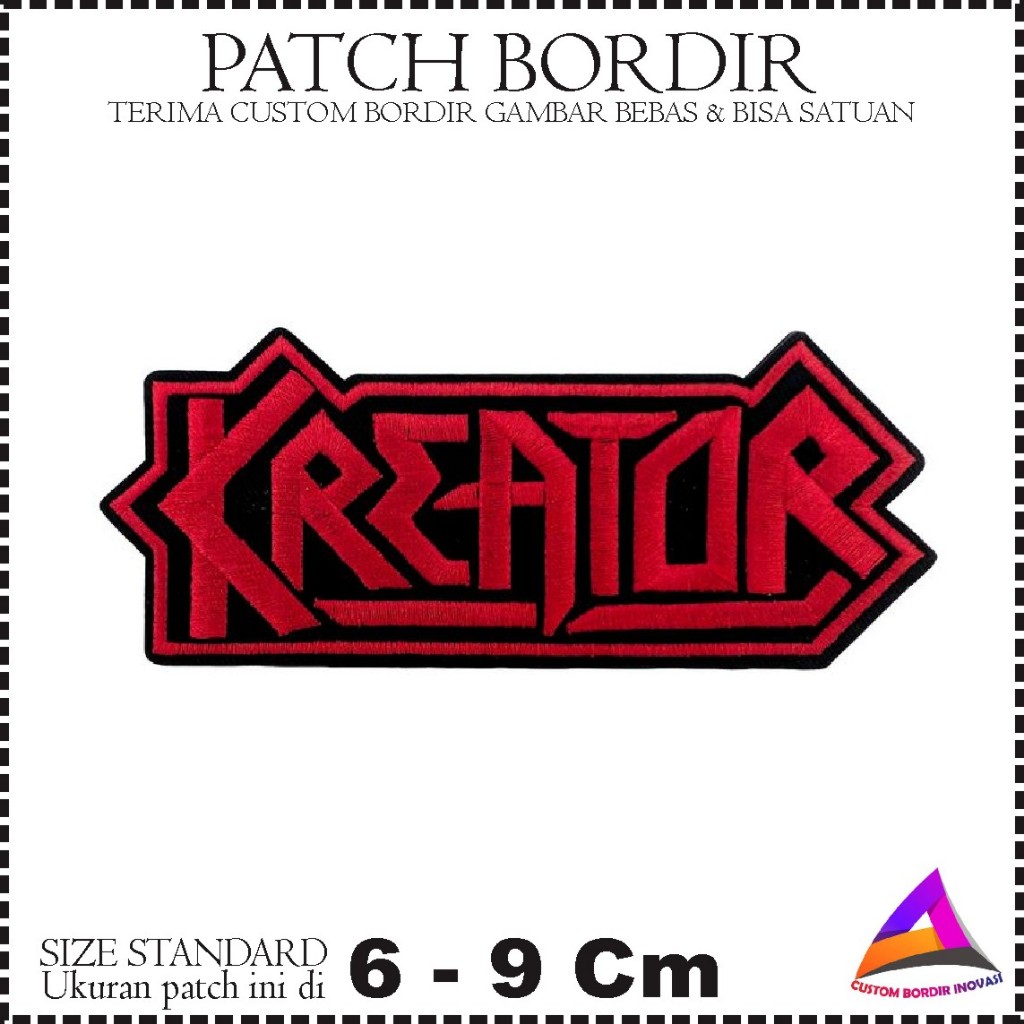 Emblem Patch Bordir Kreator Keren - CBI