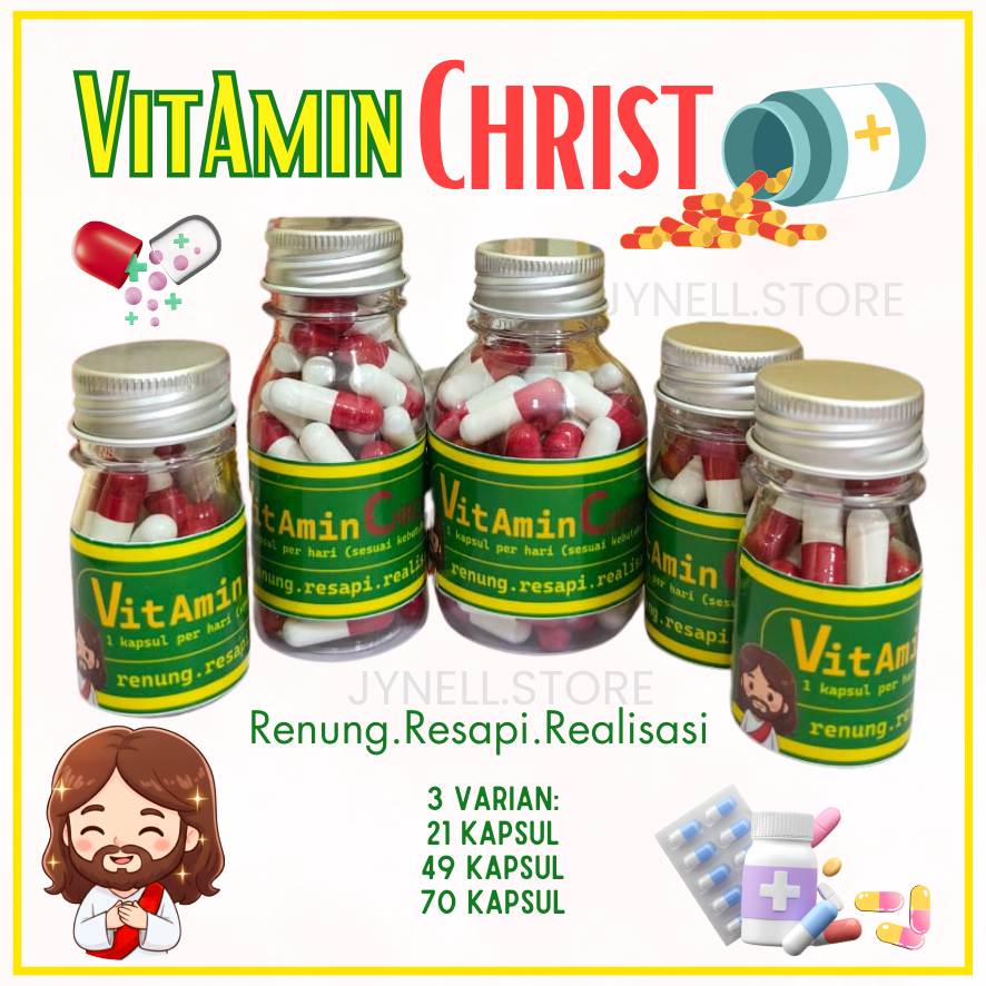 VitAmin Christ / KAPSUL ROHANI / KAPSUL AYAT ALKITAB