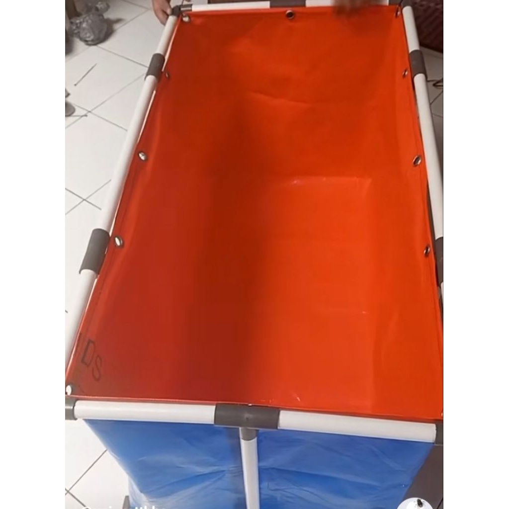 kolam 100x50x50 a12+rangka