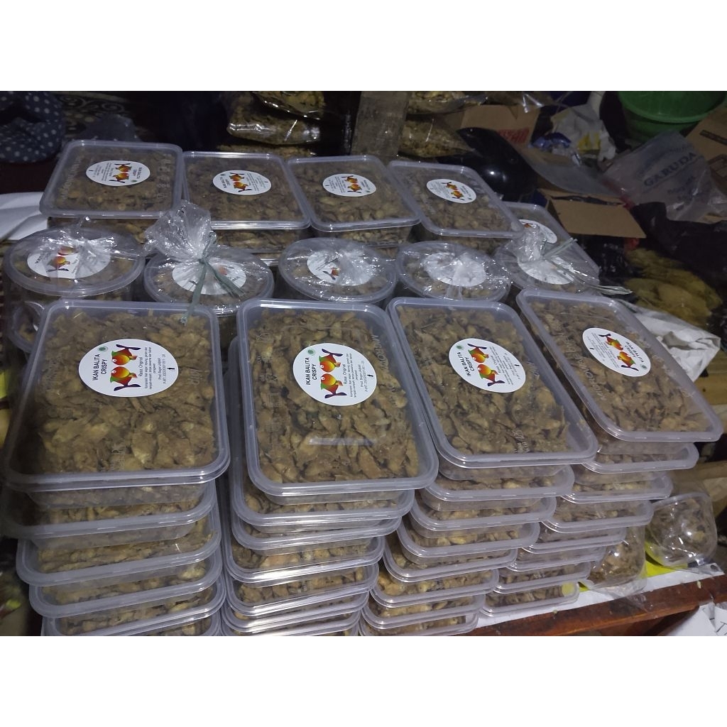 ikan balita crispy kemasan box 500ml