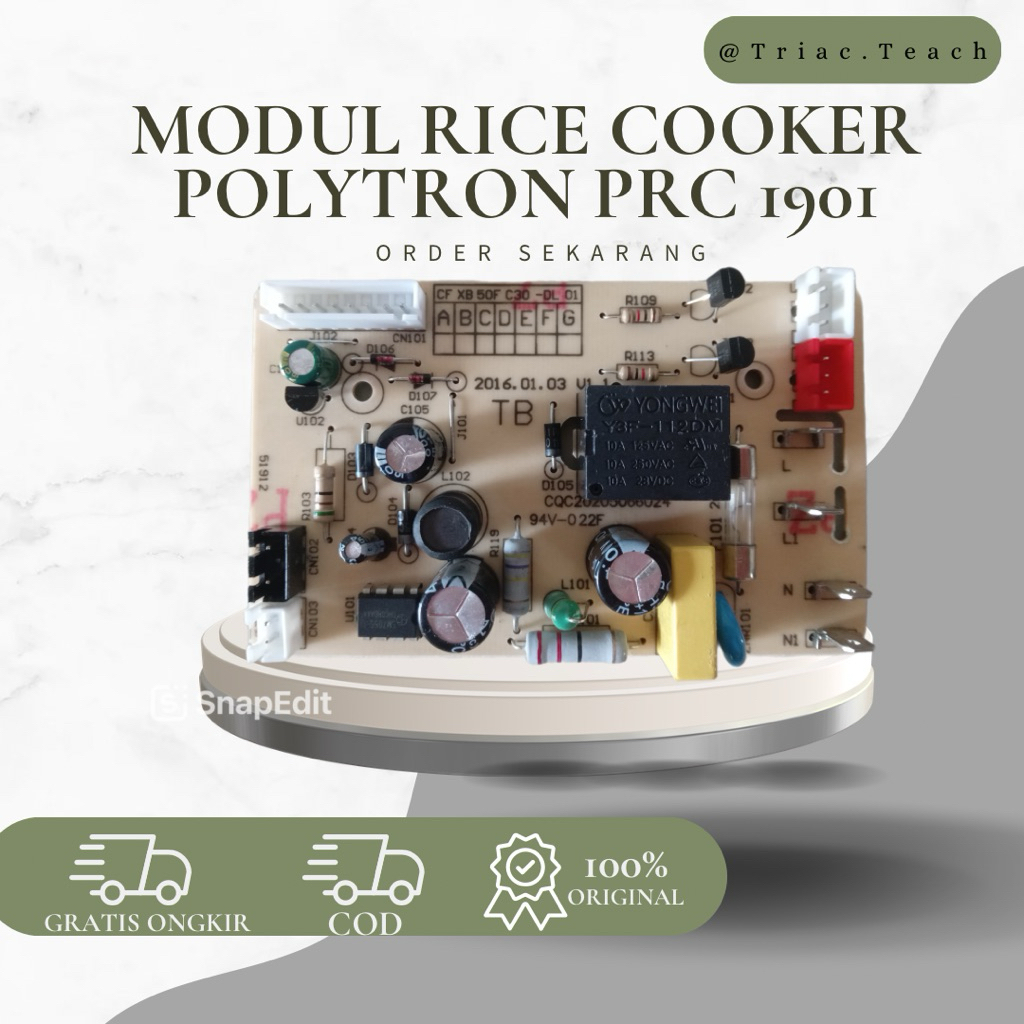 MODUL RICE COOKER POLYTRON PRC 1901