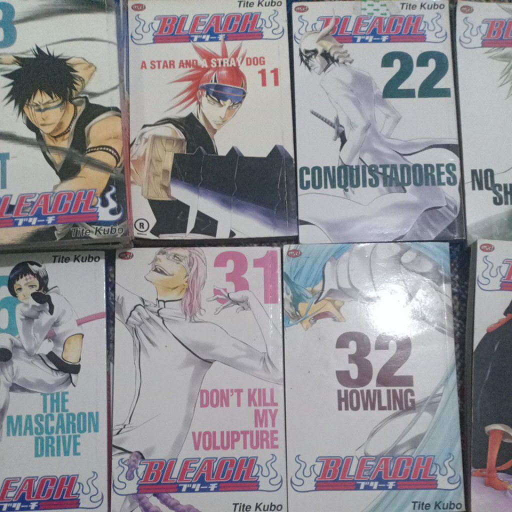 Komik bekas Bleach cabutan