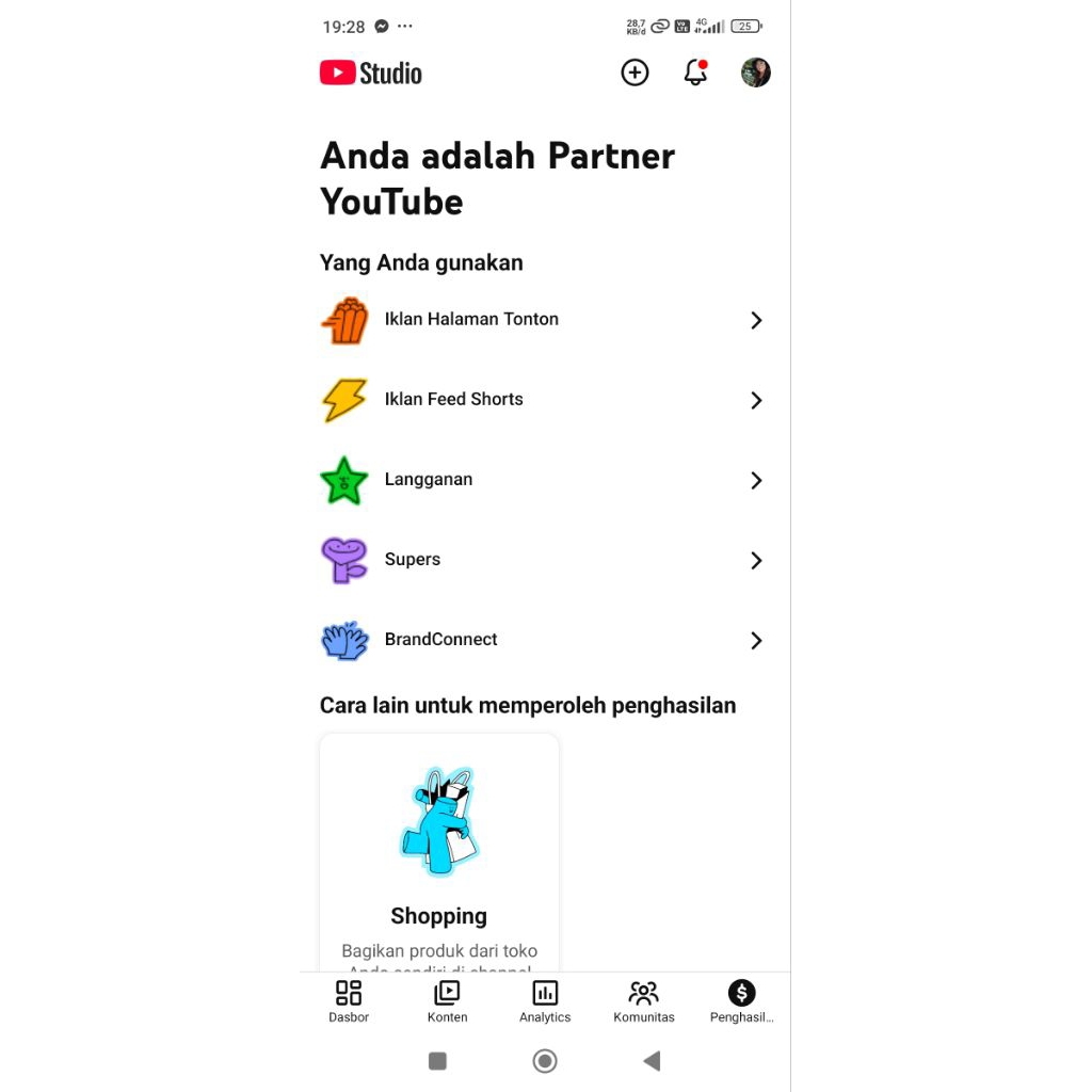 CHANNEL YOUTUBE MONET TANPA ADSEN