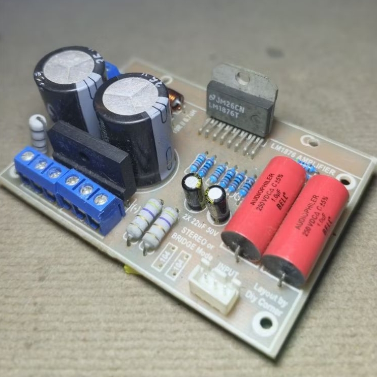 Kit Power LM 1876 Stereo/Bridge mode HiFi dijamin termurah