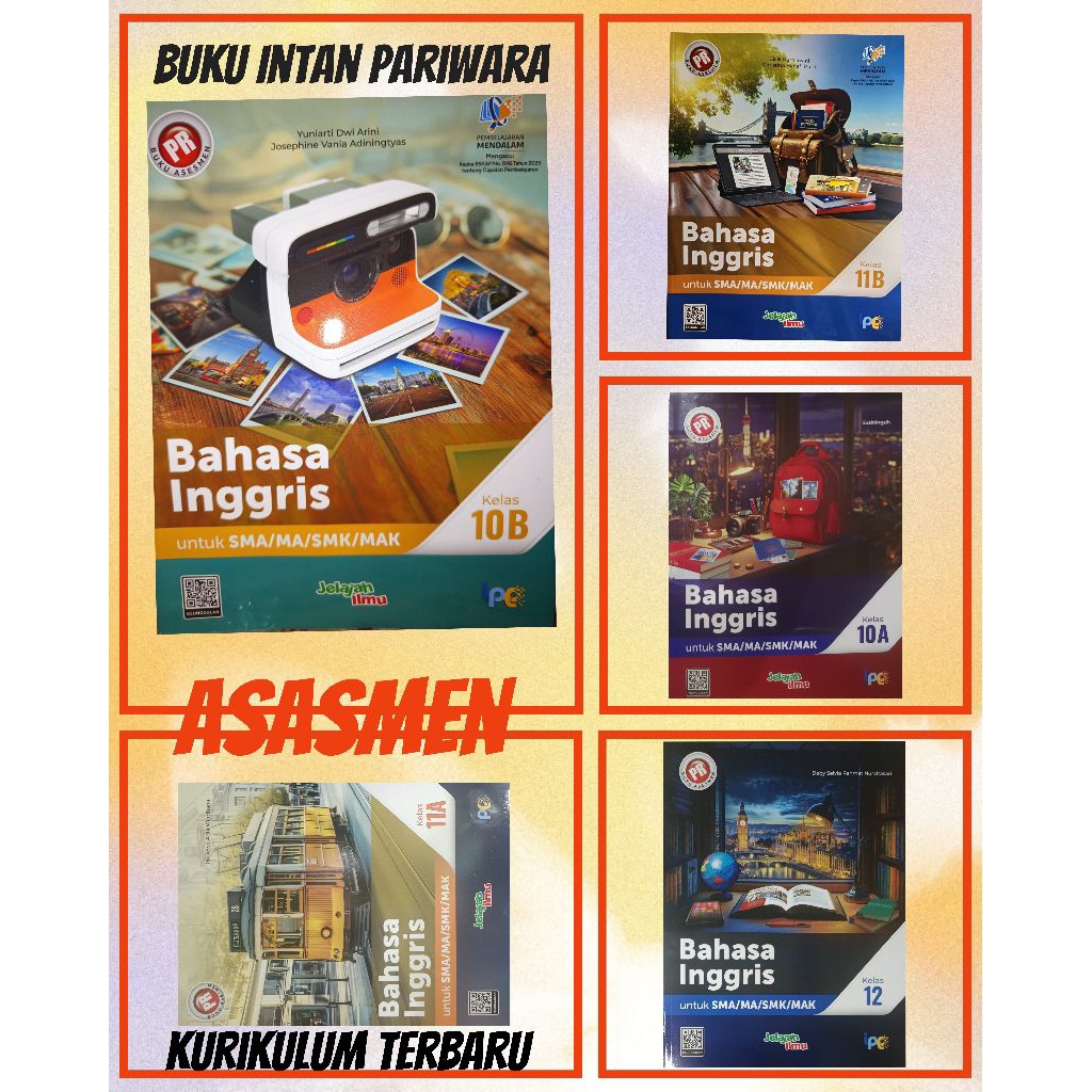 Buku lks/pr in SMA Bahasa inggris kelas 10.11.12 semester 1 & semester 2 intan pariwara Tahun 2025/2