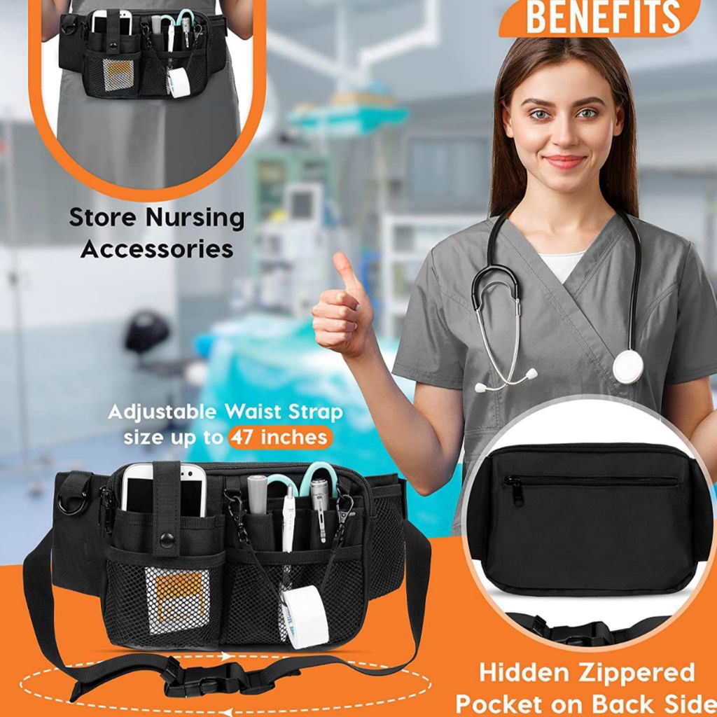 Tas Medis Pinggang Tas Pinggang Medis Tas Simpel Alat Kesehatan Slempang Pinggang Kesehatan Tas Keci