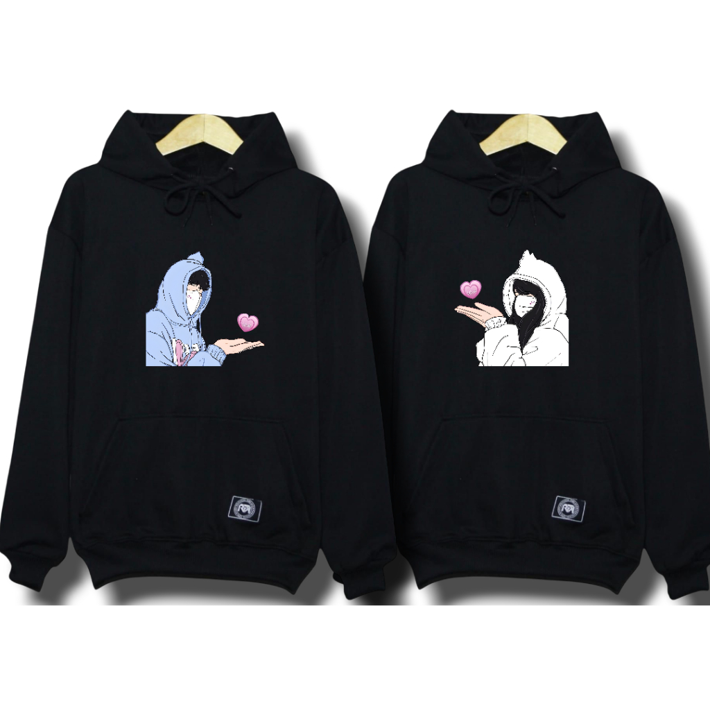 hoodie couple pria wanita / jaket couple viral kekinian / sweater couple pasangan terbaru / HOODIE p