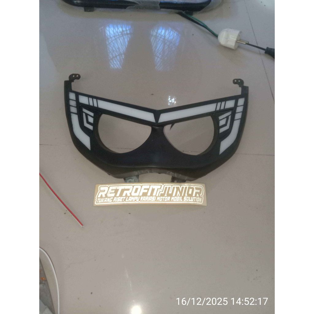 LED FRAME LAZY NMAX OLD 2017 double lobang