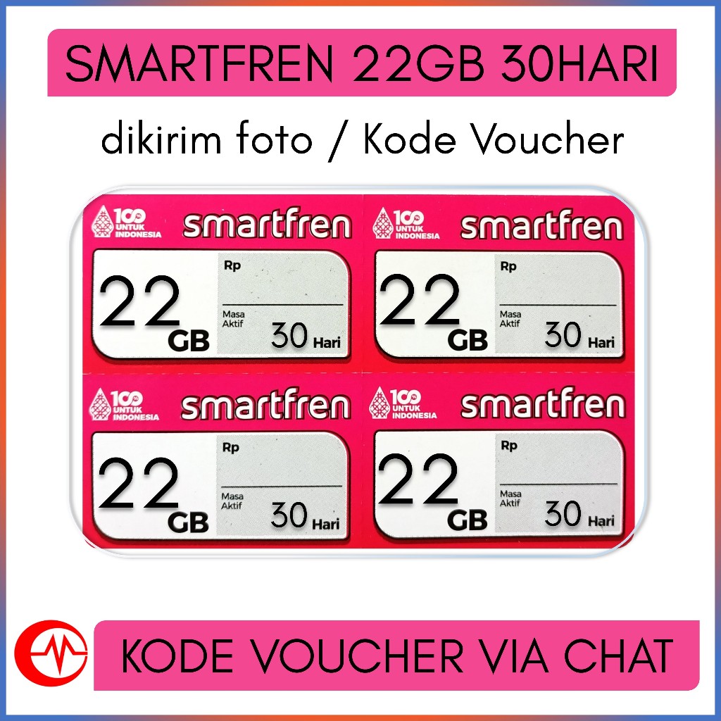 Voucher Smartfren 22GB 30 Hari