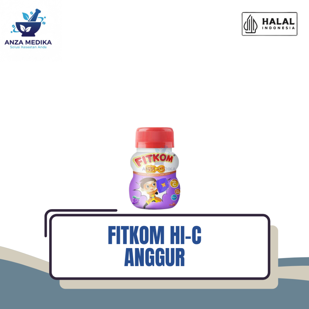 Fitkom Hi-C Anggur – Vitamin C Tablet Kunyah
