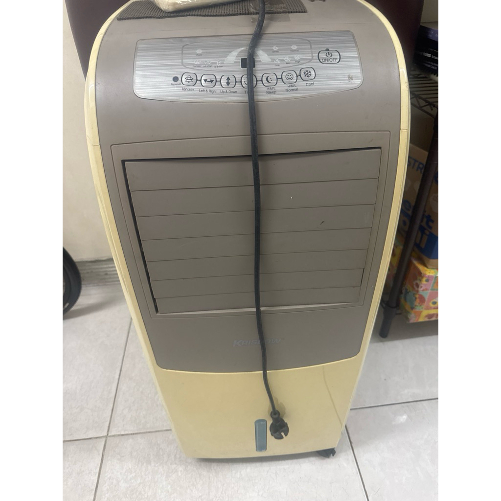 Air Cooler krisbrow ac portable pedingin ruangan bisa pakai esbatu dan tanpa esbatu