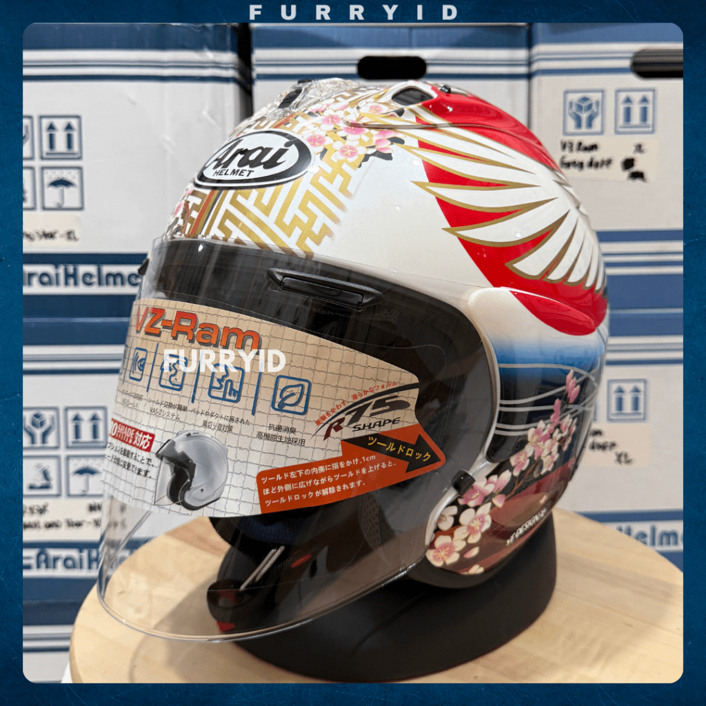 HELM HALF FACE ARA VZRAM TSUBASA