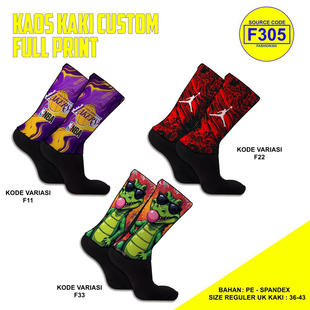 KAOS KAKI CUSTOM KAOS KAKI SPORT CUSTOM