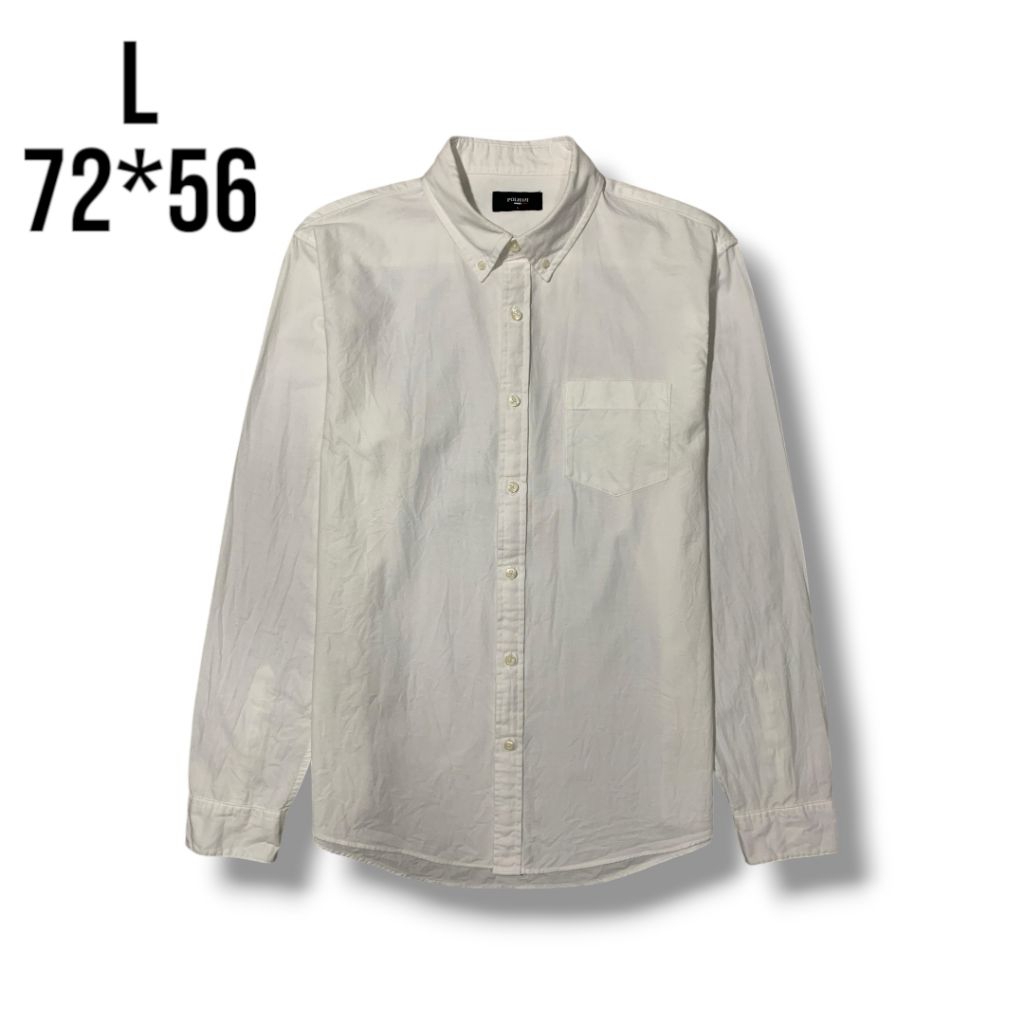 Kemeja Putih Polham Oxford Unisex