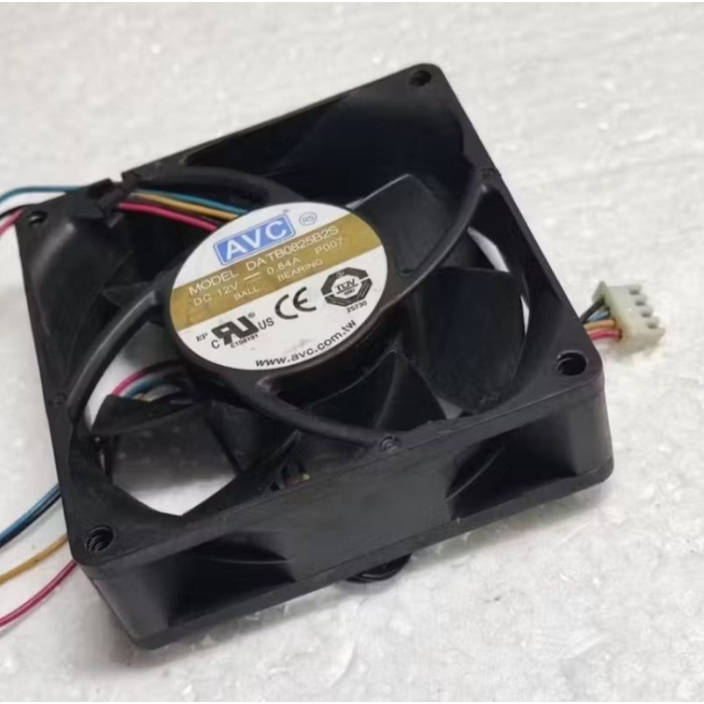 kipas fan DC 12volt 0.84a high spedd AVC 8cm angin kencang