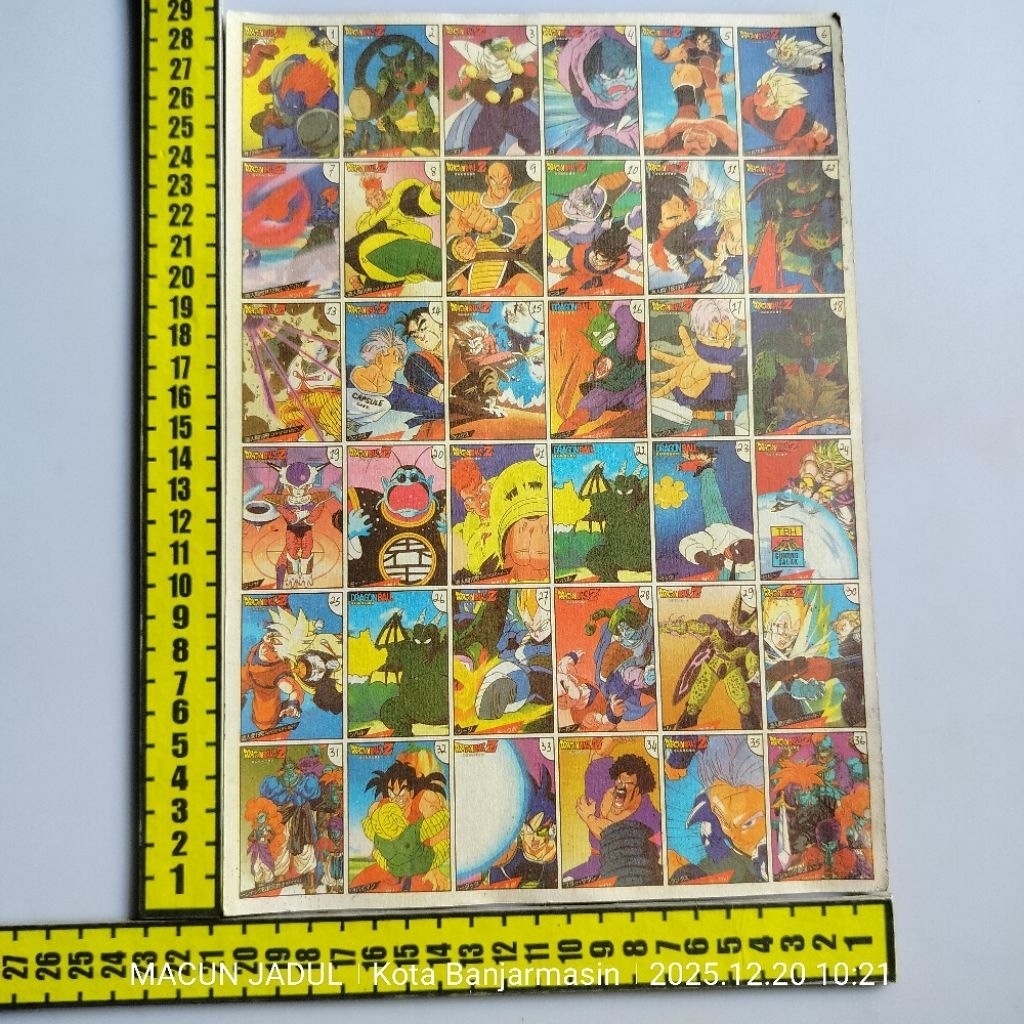 GAMBARAN UMBUL DRAGONBALL Z, GAMBARAN JADUL, UMBUL JADUL, MAINAN JADUL, MAINAN NOSTALGIA 90AN