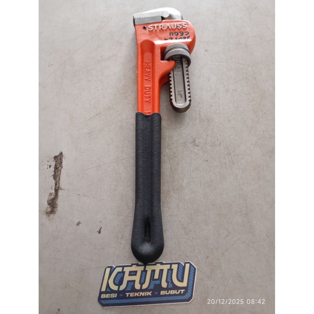 KUNCI PIPA STRAUSS 14" / PIPE WRENCH LEDENG / PETEKOL STRAUSS