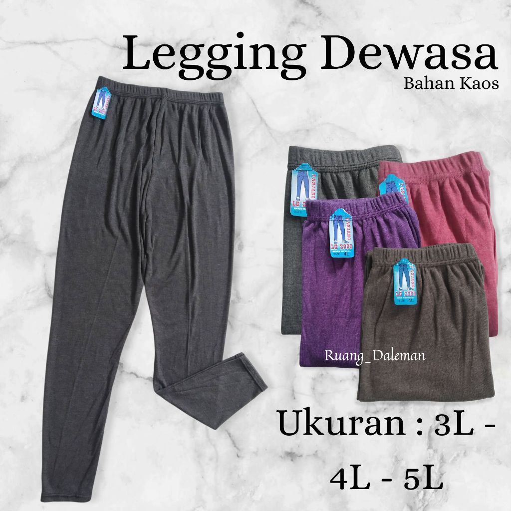 Leging Panjang Wanita || Leging Dewasa || Celana Panjang Leging