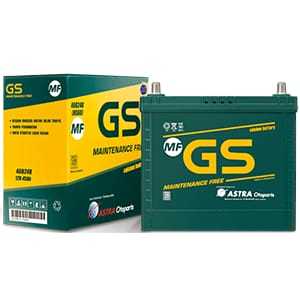 AKI MOBIL GS ASTRA MAINTENANCE FREE N50 12V 50Ah - N50Z 12V 60Ah - 55D23L 12V 60Ah AKI KERING BEBAS 