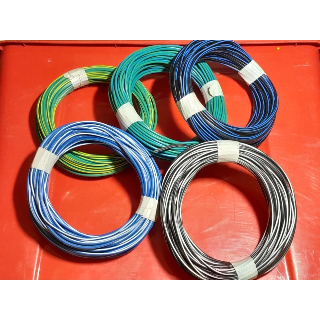 KABEL BODI METERAN/KABEL MEREK AVS 0.5MM /KABEL ROLL PER 20M ASLI TEMBAGA MURNI. KABEL MOBIL, KABEL 