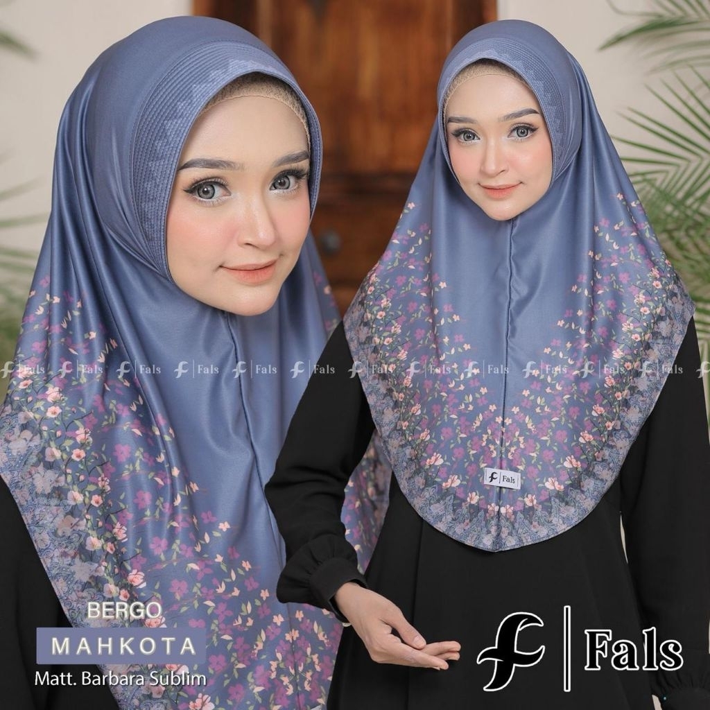 HIJAB FALS MAHKOTA // HIJAB INSTAN MOTIF // HIJAB INSTAN JERSEY // HIJAB MOTIF