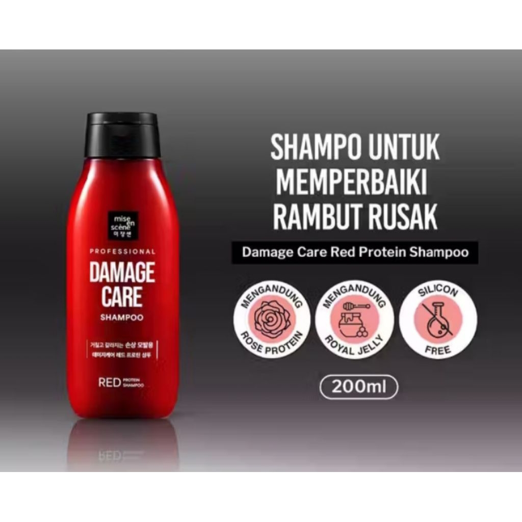 Mise en scene damage care shampoo/treatment