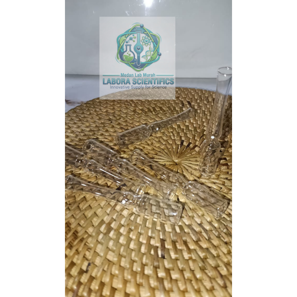 Ampul transparan bening kosong 10 ml , 5 ml , 3 ml , 2 ml , 1 ml , Wadah Tempat Ampul , 1 pcs