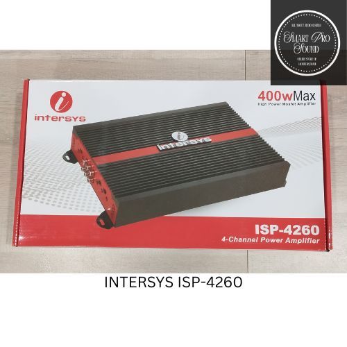 Power Amplifier Mobil - Amplifier Intersys ISP-4260 - 4 Channel Class AB Power Amplifier Mobil - Plu