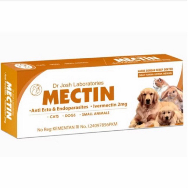 Mectin Obat Kutu & Parasit Untuk Kucing/Anjing & Small Animals