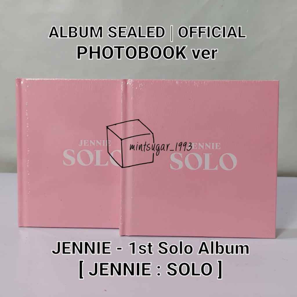 [ READY SEALED ] JENNIE ( BLACKPINK ) - 1st Solo Album [ JENNIE : SOLO ] ( PHOTOBOOK ver ) BP Offici