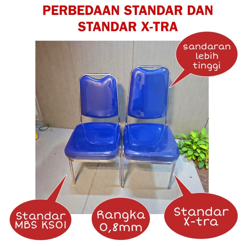 Kursi Susun Xtra Sandaran Tinggi Kursi Stainles Kursi Pertemuan Kursi Makan Kursi Serbaguna Kursi Su