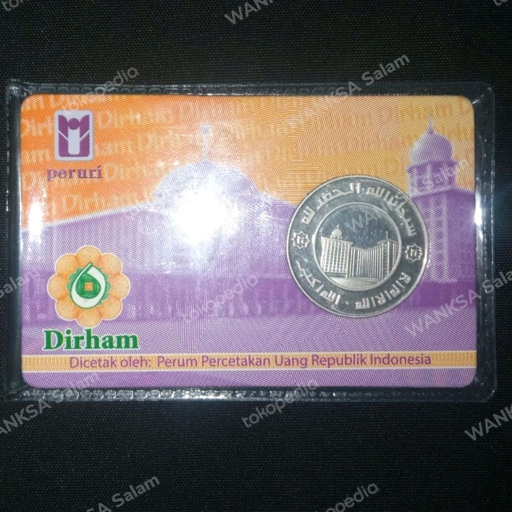 koin perak 5 dirham / khamsa peruri