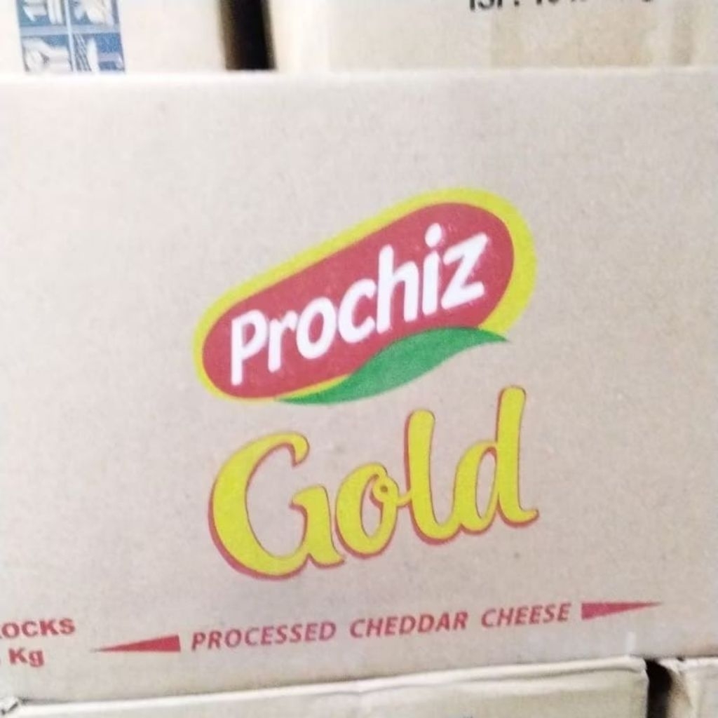 Keju prochiz gold 2kg batangan(Dus)/keju batangan prochiz gold (Dus)