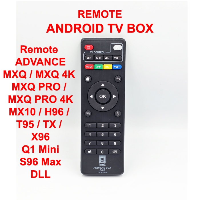 Remote remot Android box  MXQ / Advance / MXQ 4K / MXQ PRO / MXQ PRO 4K / MX10 / H96 / T95 / TX / X9
