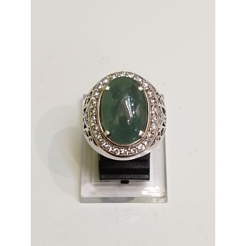 NATURAL JADEITE JADE GIOK BURMA TYPE A FEI CUI 8.50 CT