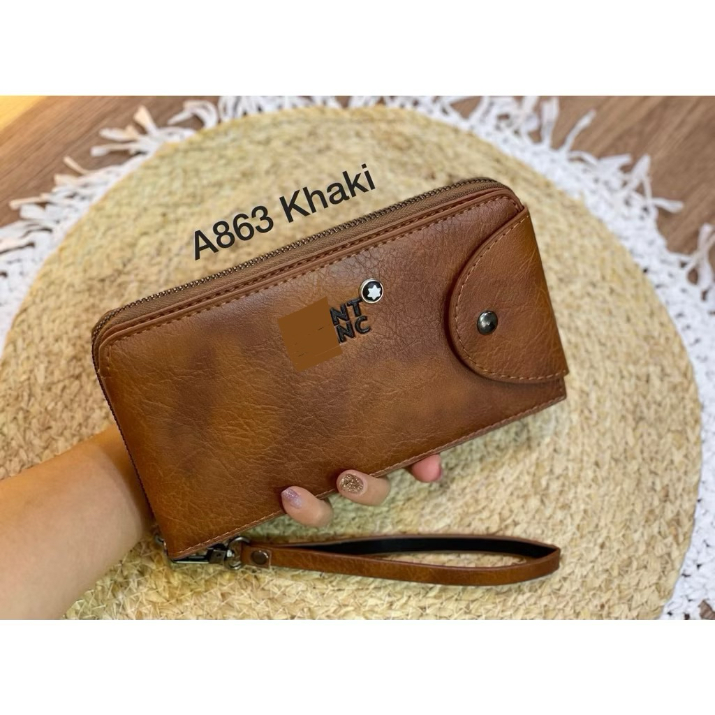 Dompet panjang pria kekinian//dompet HANDBAG pria free tali