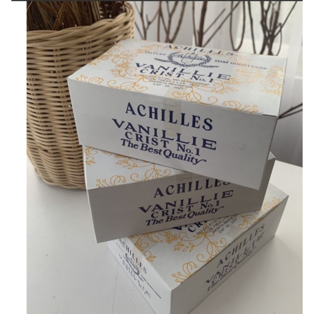 vanili sachet achilles / Vanili achilles sachet box / Vanilie Achilles isi 100 sachet box