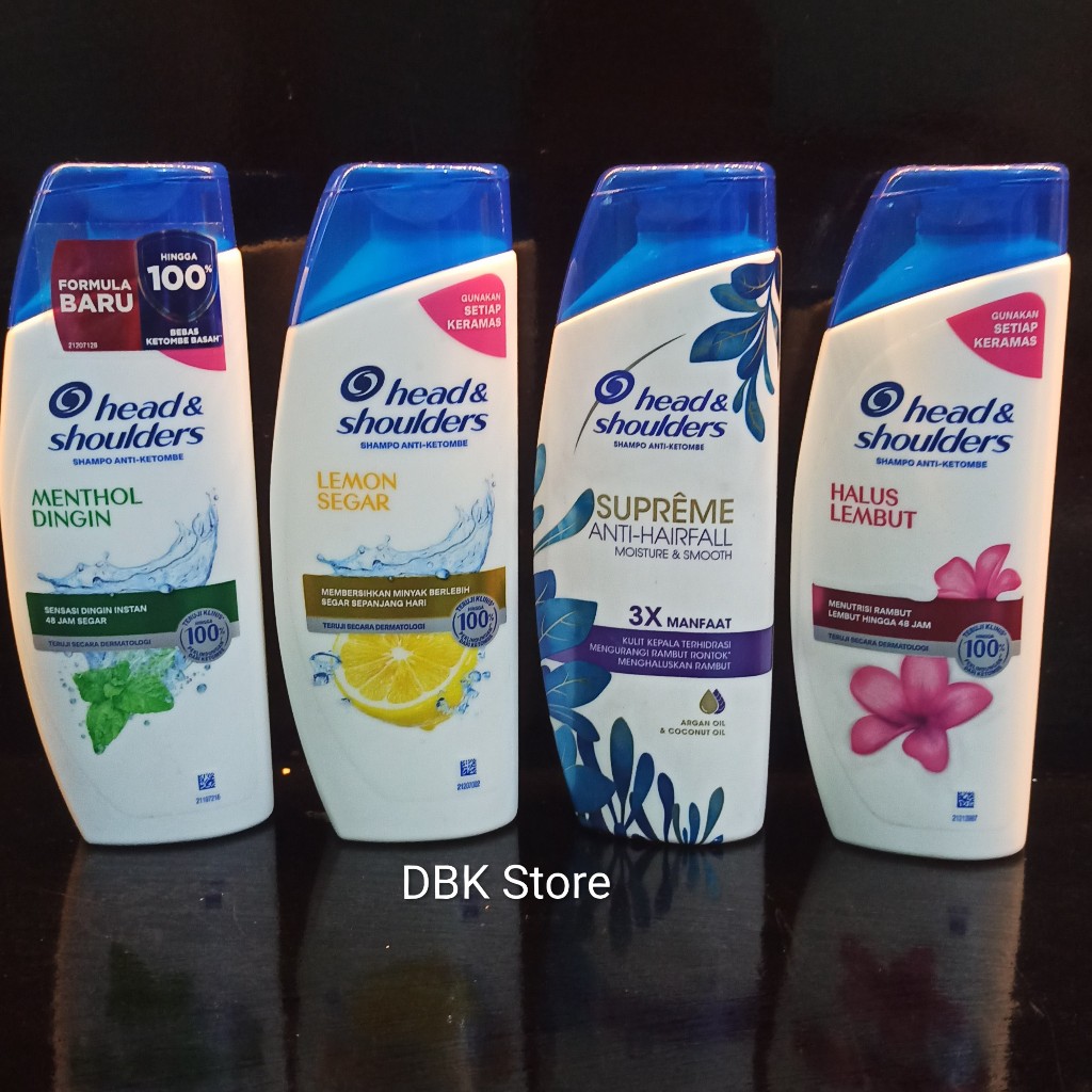 Shampo head and shoulders mentol dingin 160ml / sampo head and shoulder